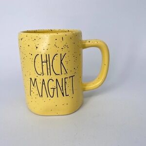 Rae Dunn Easter Yellow Speckled Chick Magnet Coffee Mug